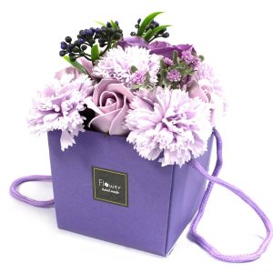Healing Light Online Psychics and New-Age Shop Lavender Rose and Carnation Soap Flower Bouquet for Sale