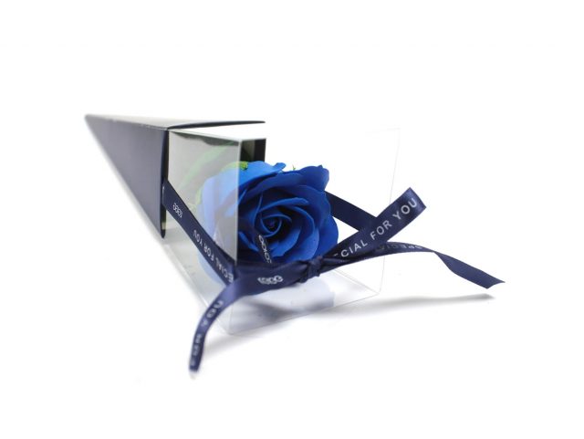 Healing Light Online Psychics and New-Age Shop Soap Flower Single Blue Rose for Sale