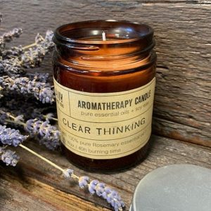 Healing Light Online Psychic Readings and Merchandise Clear Thinking Aromatherapy candle with Pure essential Oils