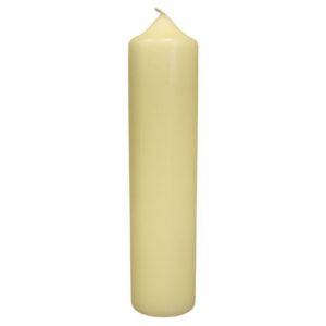Healing Light Online Psychic Readings and Merchandise Large Church Candle non Scented 35 Hours Burn time From Germany