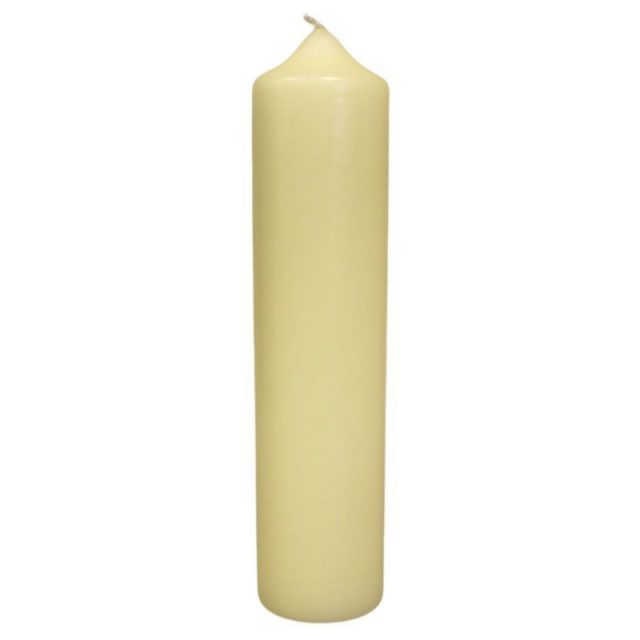 Healing Light Online Psychic Readings and Merchandise Large Church Candle non Scented 35 Hours Burn time From Germany