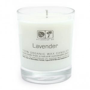 Healing Light Online Psychic Readings and Merchandise Large Lavender Aromatherapy candle with organic wax