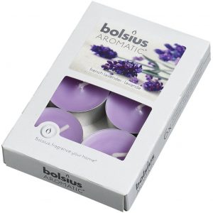 Healing Light Online Psychic Readings and Merchandise French lavender 6 Tea Lights from Bolsius