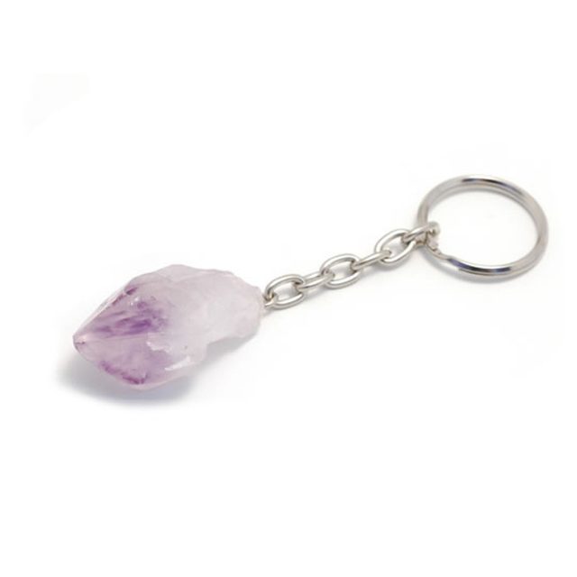Healing Light Online Psychic Readings and Merchandise Amethyst Point Keyring