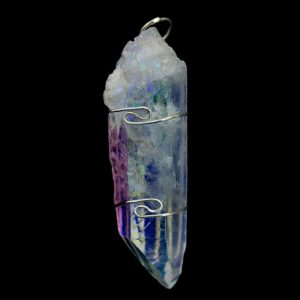 Healing Light Online Psychic Readings and Merchandise Angel Aura Quarz Wire Wrap Pendant