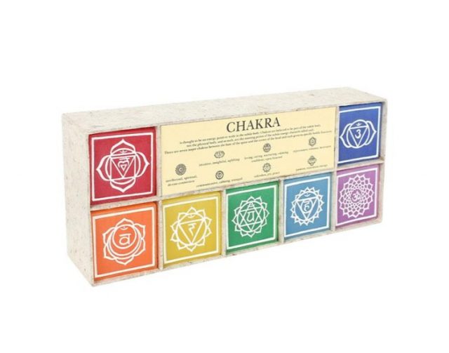 Healing Light Online Psychic Readings and Merchandise Chakra Candlet set of7 candles