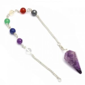 Healing Light Online Psychic Readings and Merchandise Chakra Pendulum Amethyst