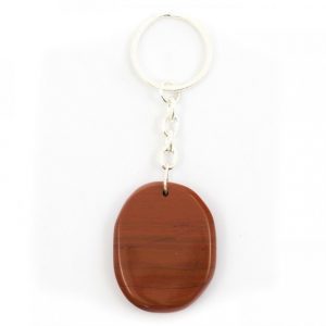 Healing Light Online Psychic Readings and Merchandise Red Jasper Crystal Keyring