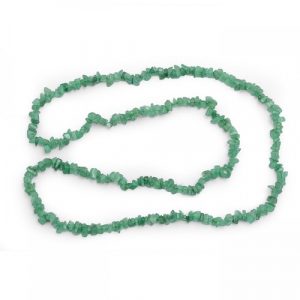 Healing Light Online Psychic Readings and Merchandise Green Aventurine Chip Necklace 32 inch