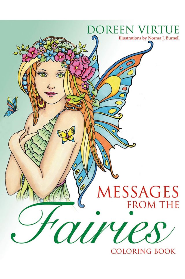 Healing Light Online Psychics Messages From the Fairies Colouring Book by Doreen Virtue for sale