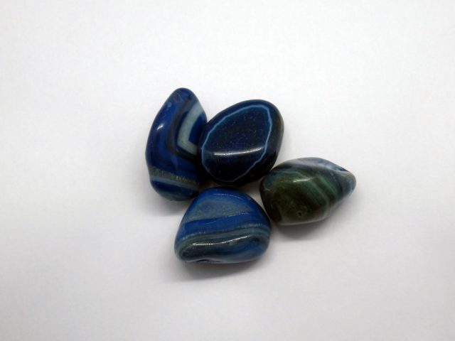 Healing Light Online Psychic Readings and Merchandise Blue Banded Agate