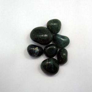 Healing Light Online Psychic Readings and Merchandise Green Moss Agate Tumblestone