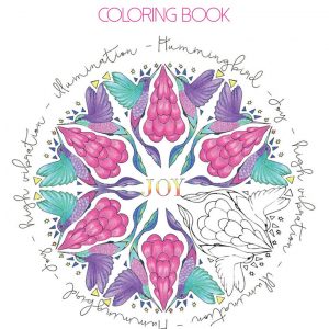 Healing Light Online Psychics Spirit Animal Colouring Book by Sarah Wilder for sale