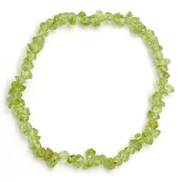 Healing Light Online Psychic Readings and Merchandise Peridot Fine Chip Bracelet