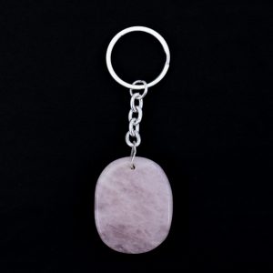 Healing Light Online Psychic Readings and Merchandise Crystal Rose Quartz Keyring