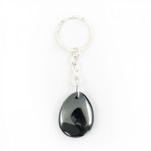 Healing Light Online Psychic Readings and Merchandise Teardrop Hematite Keyring