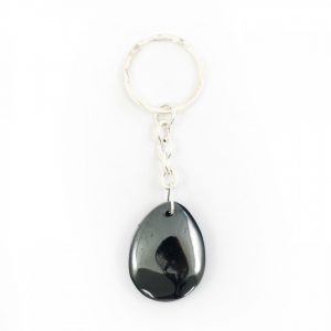 Healing Light Online Psychic Readings and Merchandise Teardrop Hematite Keyring