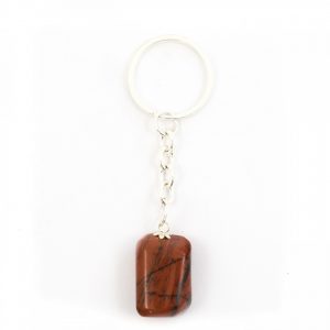 Healing Light Online Psychic Readings and Merchandise Red Jasper Tumblestone Keyring