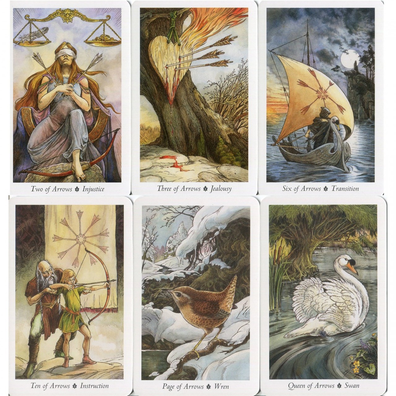 Tarot Deck Set The Wildwood Tarot By Mark Ryan And John Matthews Healing Light