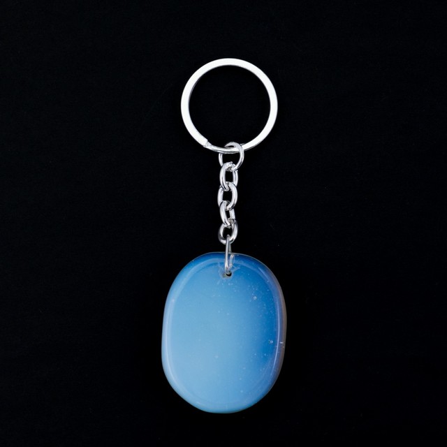 Healing Light Online Psychic Readings and Merchandise Opalite Crystal Keyring