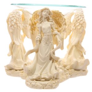 Healing Light Online Psychic Readings and Merchandise Essential Oil burner with Praying Angels