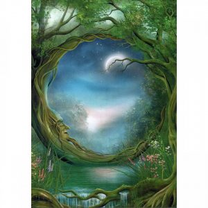 Healing Light Online Psychic Readings and Merchandise Day and Night Blank card by Tree Free
