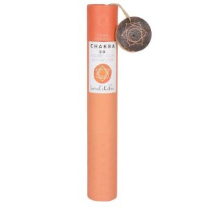 Healing Light Online Psychic Readings and Merchandise Gift Set Sacral Chakra Incense Sticks with Orange Fragrance