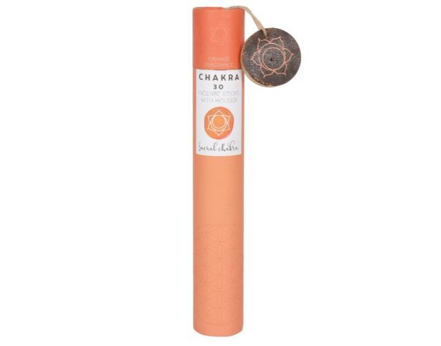 Healing Light Online Psychic Readings and Merchandise Gift Set Sacral Chakra Incense Sticks with Orange Fragrance