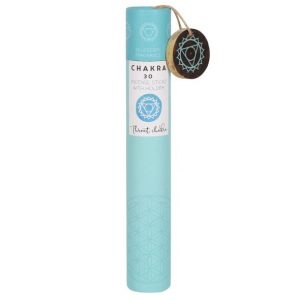 Healing Light Online Psychic Readings and Merchandise Gift Set Throat Chakra Incense Sticks with Blueberry scent