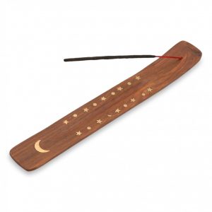 Healing Light Online Psychic Readings and Merchandise Stars and moon Incense stick holder from India