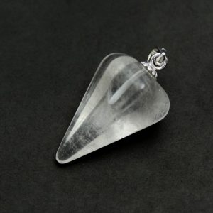 Healing Light Online Psychic Readings and Merchandise Clear Quartz Pendulum Pendant