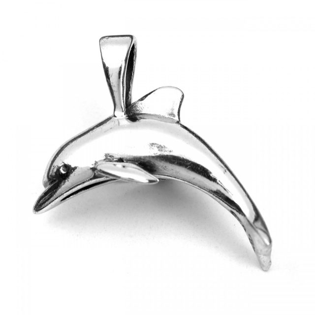 Healing Light Online Psychic Readings and Merchandise Sterling Silver Dolphin Pendant