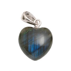 Healing Light Online Psychic Readings and Merchandise small Labadorite Pendant Heart