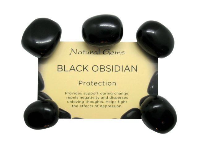 Healing Light Online Psychic Readings and Merchandise Black Obsidian Crystal Pack