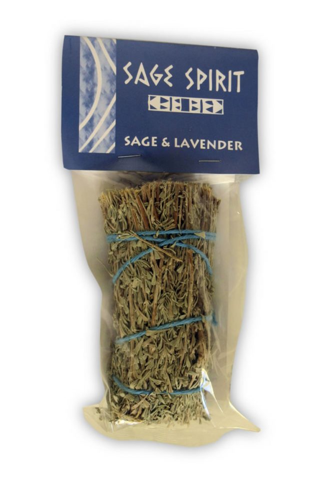 Healing Light Online Psychic Readings and Merchandise Sage and Lavender Smudge stick Small