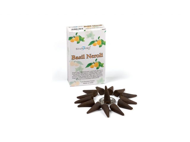 Healing Light Stamford Cones Incense Basil and Neroli for sale online