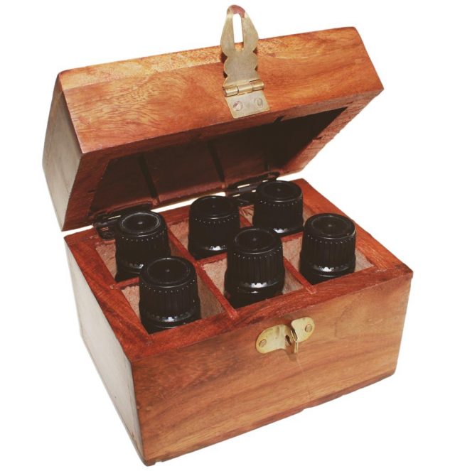 Healing Light Online Psychic Readings and Merchandise Oils Box Indian rosewood 6 oils