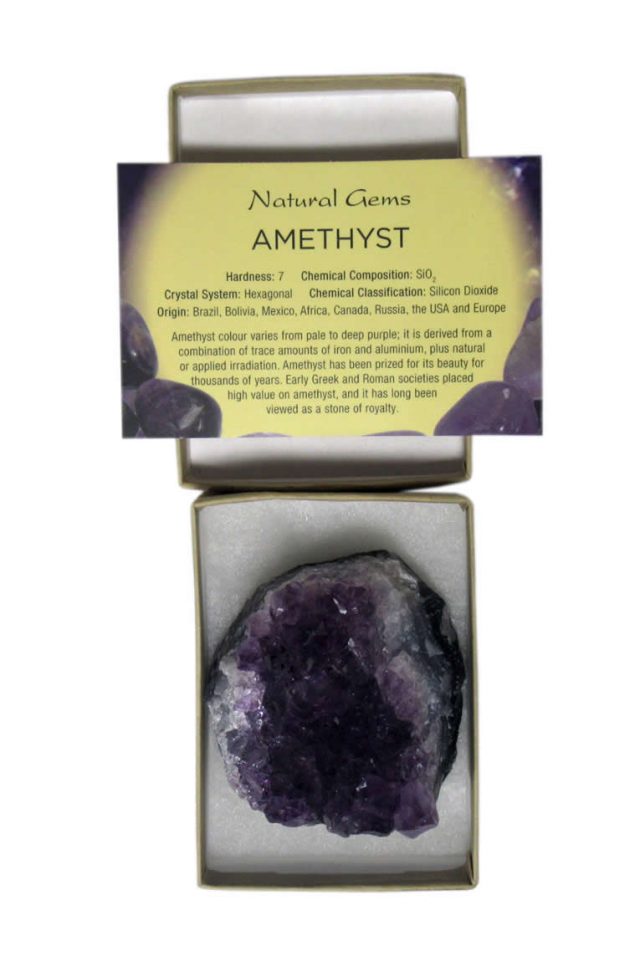 Healing Light Online Psychic Readings and Merchandise Amethyst in gift box