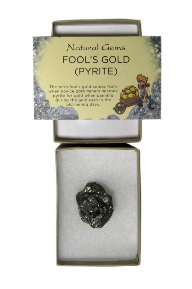 Healing Light Online Psychic Readings and Merchandise Fools Gold in gift box