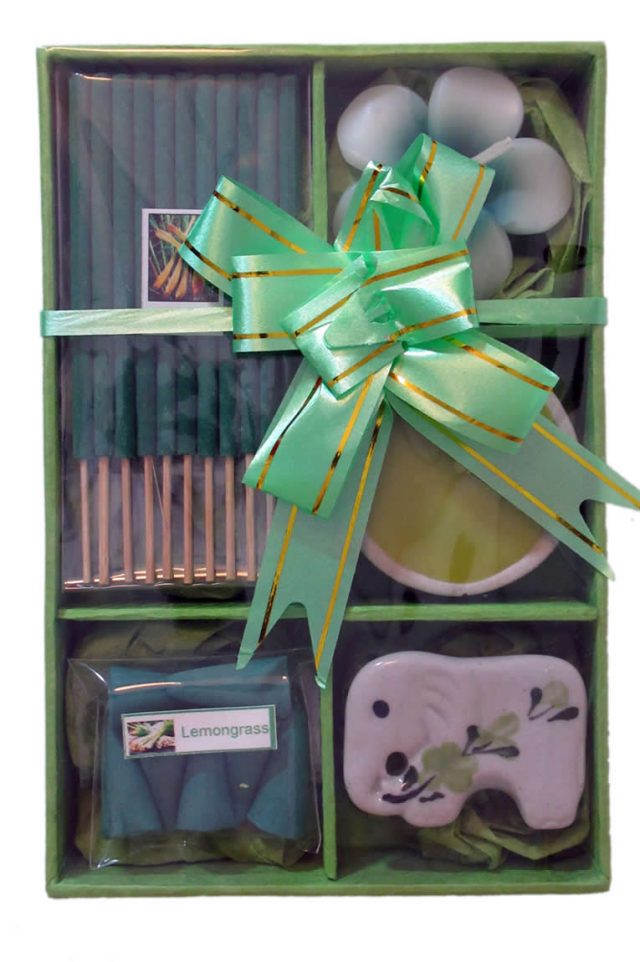 Healing Light Online Psychic Readings and Merchandise Green Lemongrass incense gift set