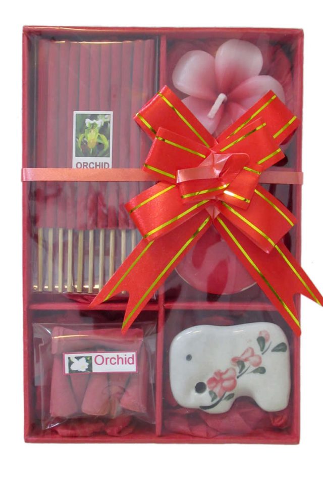 Healing Light Online Psychic Readings and Merchandise red Orchid incense gift set