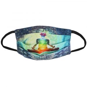 Healing Light Online Psychic Readings and Merchandise PPE Seven Chakras face covering