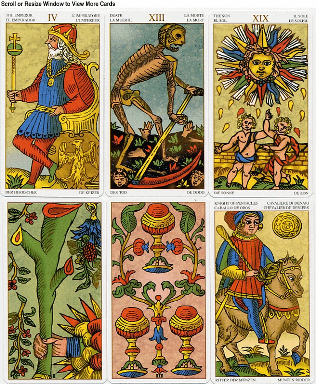 Tarot Deck : Universal Tarot of Marseille - Healing Light