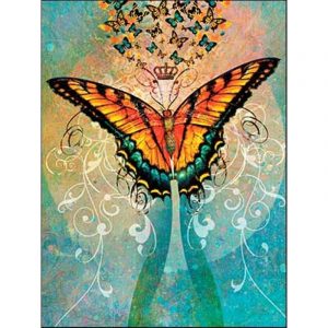 Healing Light Online Psychic Readings and Merchandise Butterfly crown Happy Birthday Greeting