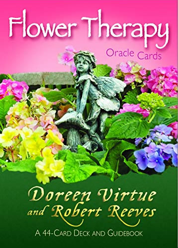 Healing Light Oracle Cards : Flower Therapy by Doreen Virtue and Robert Reeves ( Rare New and Sealed)