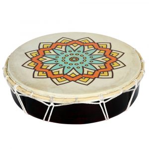 Healing Light Large Patterned Shamanic Drume Photo