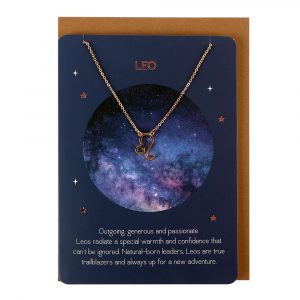 Healing Light Leo Zodiac Necklace Card Photo