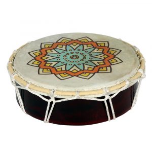 Healing Light Small Patterned Shamanic Drume Photo