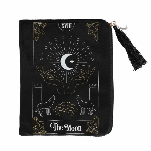 Healing Light The Moon Tarot Card Zippered Bag main Photo