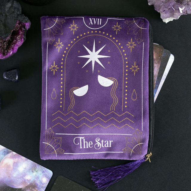Healing Light The Starn Tarot Card Zippered Bag image 2